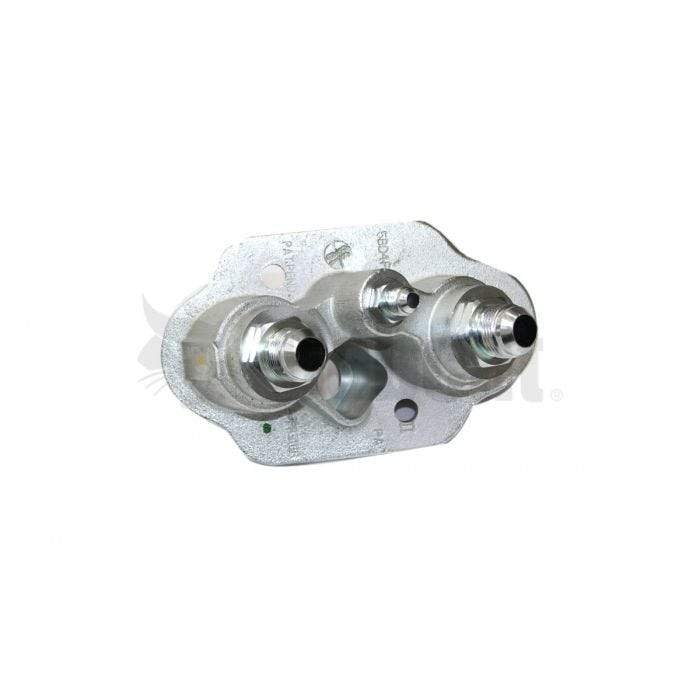 HYDRAULIC FLAT FACE QUICK COUPLER BLOCK - ASSEMBLY P/N 7246784